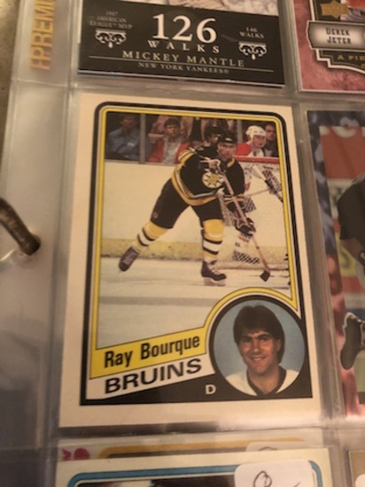 Ray Bourque vintage hockey card