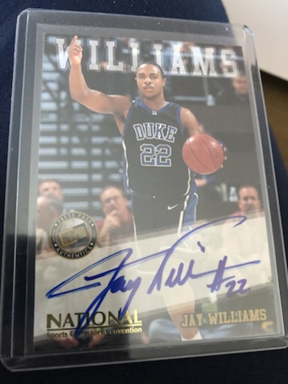 Jay Williams National Convention auto