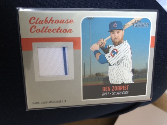 Ben Zobrist Jersey Card Heritage