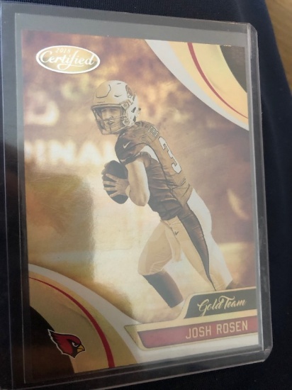 Josh Rosen Certified Gold Team RC