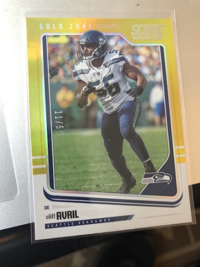 Cliff Avril Score Gold Zone 50 made