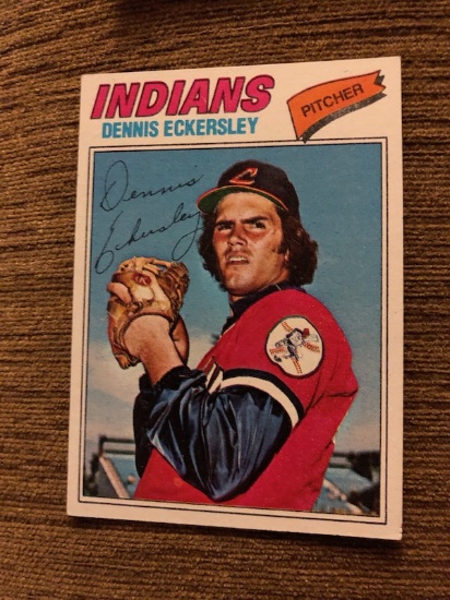 1977 Topps #525 Dennis Eckersley Indians