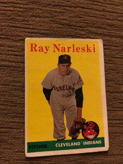 1958 Topps #439 Ray Narleski Cleveland Indians