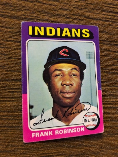 1975 Topps #580 Frank Robinson Indians