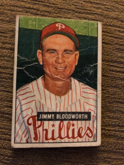 1951 Bowman #185 Jimmy Bloodworth