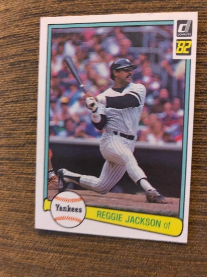 1982 Donruss #535 Reggie Jackson Yankees