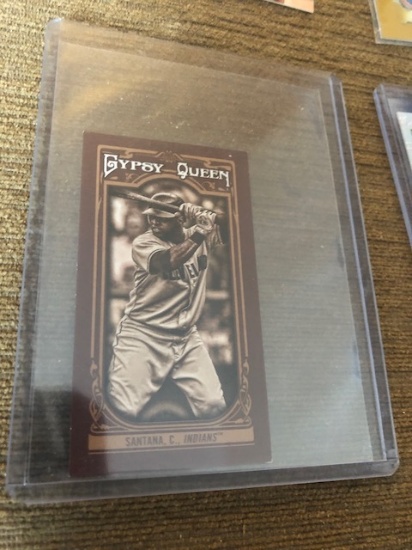 Santana C Indians Gypsy Queen Baseball Cards