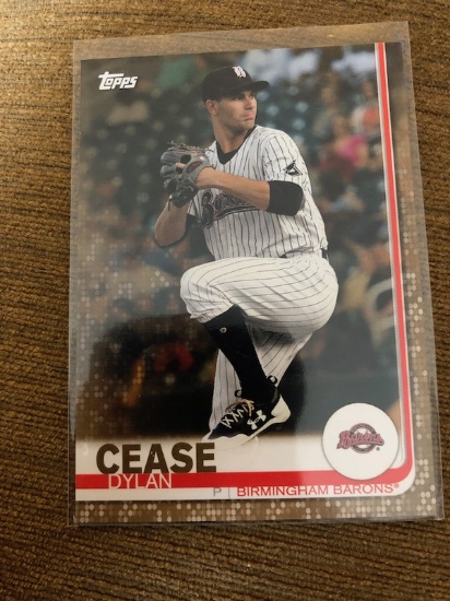 Topps Cease Dylan Birmingham Barons Topps Gold 50 Made