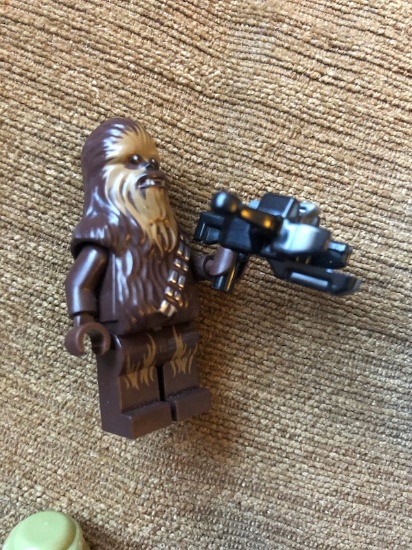 Star Wars Lego Mini Figure Chewbacca with weapon