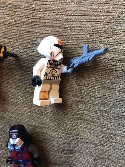 Star Wars Lego Mini Figure with weapon