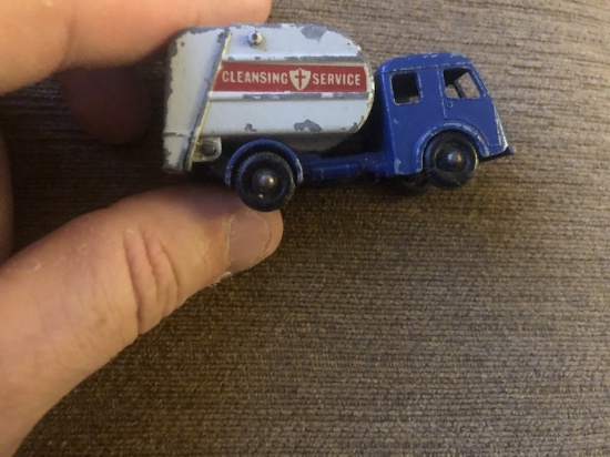 Vtg Lesney Matchbox #15 Refuse Garbage Truck Cleansing Service 1963 1-75 Diecast