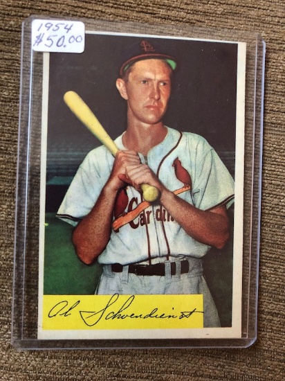 Red Schoendienst 1954 Bowman