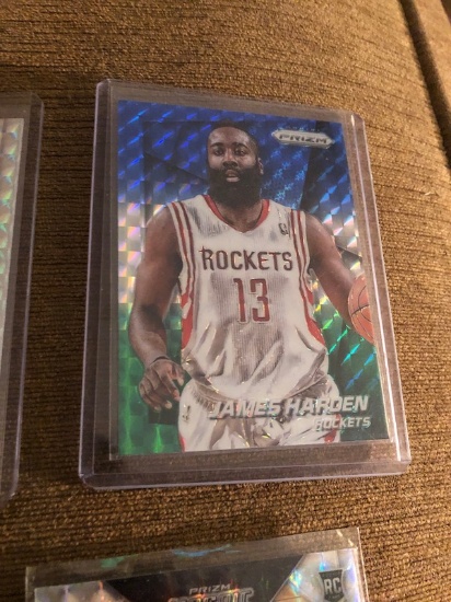 James Harden Prizm blue silver Green