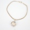 Vintage Sterling Silver Bracelet You & Me Heart Charm
