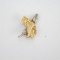 10k Yellow Gold Golden Bear Nugget Pin