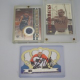 Sports Cards Memorabilia 2 Autographs and 1 Game Used Short Card