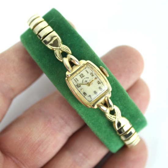 Vintage Gold Filled Lady Elgin Wrist Watch
