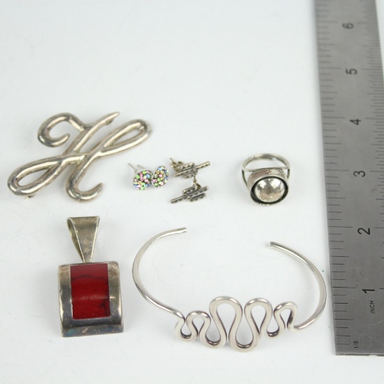 41 Grams Sterling Silver Jewelry Lot