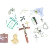 Lot of Religious Items Costume Jewelry
