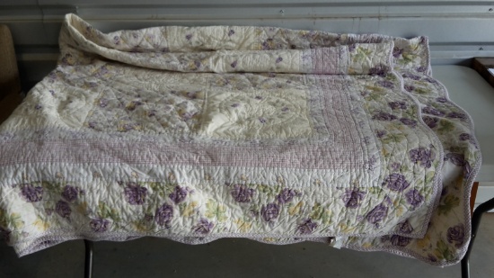 BEAUTIFUL KING COMFORTER - PURPLE