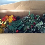 BOX OF ARTIFICIAL FLOWER