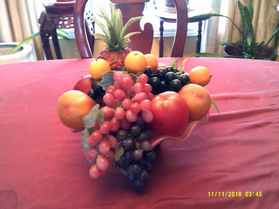 FAUX FRUIT BOWL