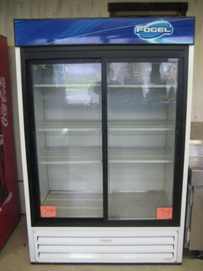 Fogel Glass 2 door sliding cooler