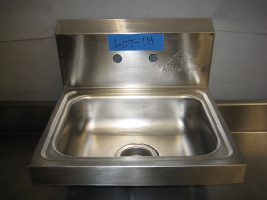 New  Advanced Tabco sink