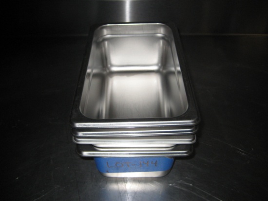 ¼ stainless insert pans
