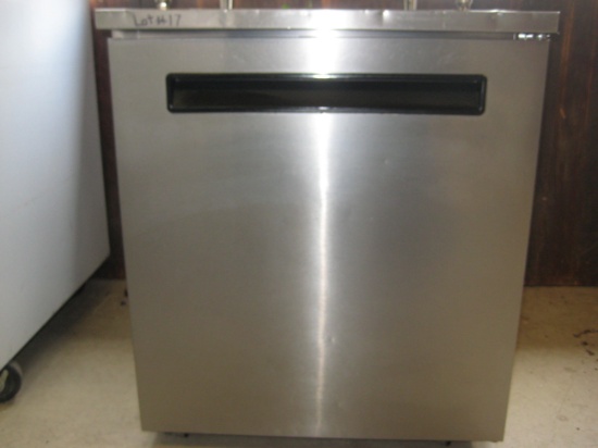 Delfield 1 door stainless under counter cooler