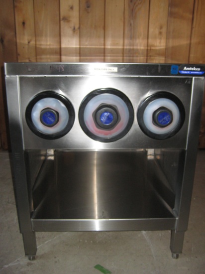 Amteko fountain machine table w/cup dispenser