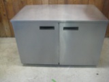 Delfield 2 door stainless under counter cooler