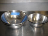 Stainless steel mixing bowls