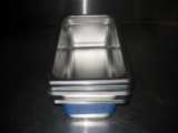 ¼ stainless insert pans