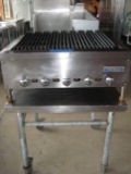 US Range 30’’ 5 Burner Charbroiler with Stand