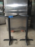 Bistro Tables Black Round