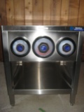 Amteko fountain machine table w/cup dispenser