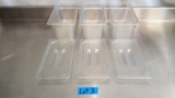 Insert Pans with Lids Plastic Cambro