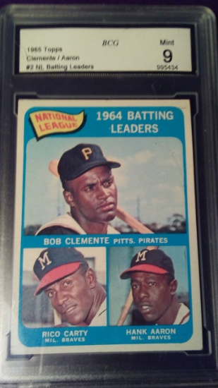 1965 TOPPS NL BATTING LEARDERS #2 CARD