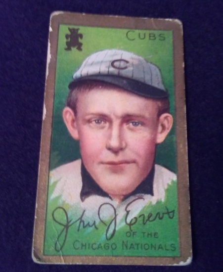 1911 CYCLE CIGARETTES T205 JOHN EVERS