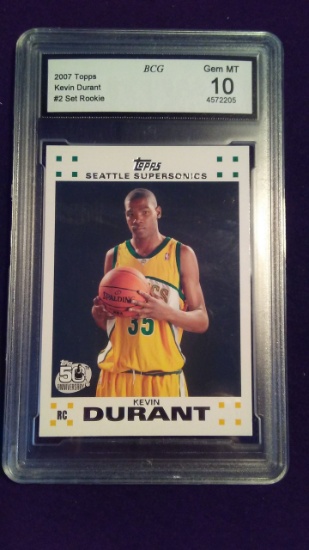 2007-08 KEVIN DURANT ROOKIE CARD 50TH ANNIVERSARY