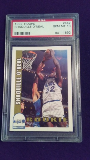 1992 NBA HOOPS SHAQUILLE O'NEAL ROOKIE