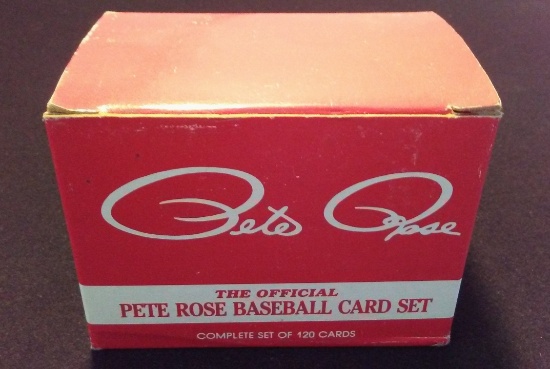 1985 TOPPS RENATA GLASSO PETE ROSE BASEBALL CARD SET COMPLETE 120 CARDS