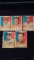 1961 TOPPS BASEBALL CARD LOT OF 5 CARDS MANAGERS