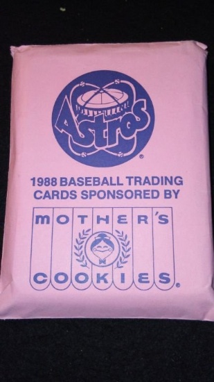 1988 MOTHER'S COOKIES HOUSTON ASTROS TEAM SET NOLAN RYAN