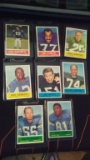 1964 PHILADELPHIA FOOTBALL CARD LOT OF 8 CARDS