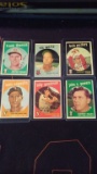 1959 TOPPS BASEBALL CARD LOT OF 6 CARDS
