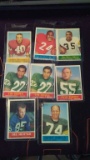 1964 PHILADELPHIA FOOTBALL CARD LOT OF 8 CARDS