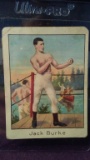 1910 T220 MECCA BOXING CARD JACK BURKE