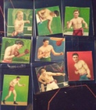 1910 T218 HASSAN BOXING CARD LOT OF 8 CARDS